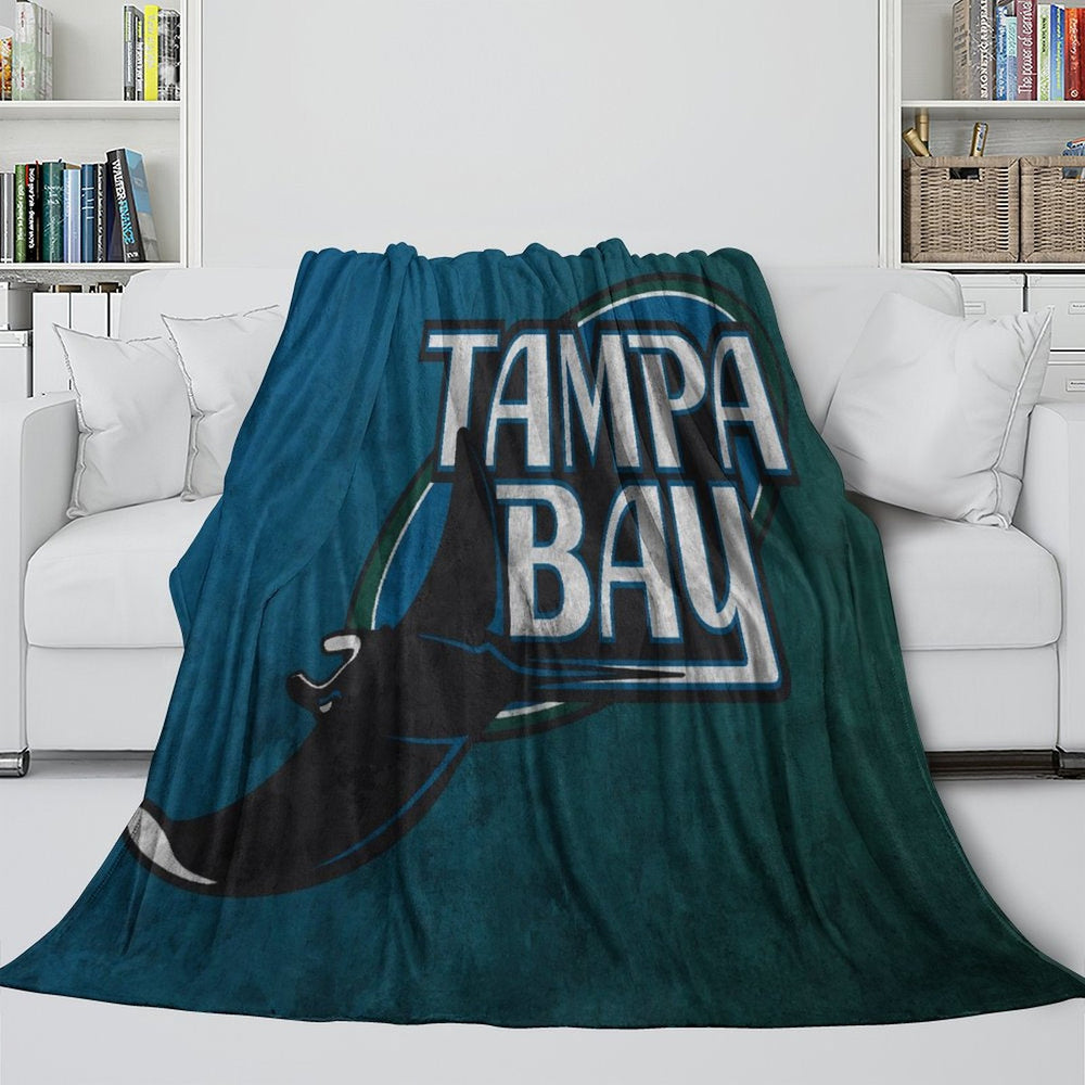 Tampa Bay Rays Blanket Flannel Throw Room Decoration (Online Order Only)
