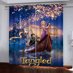 Tangled Curtains Pattern Blackout Window Drapes (Online Order Only)