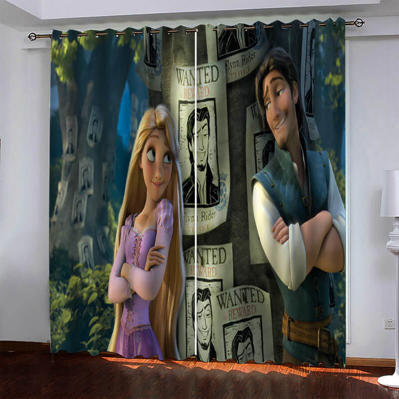 Tangled Curtains Pattern Blackout Window Drapes (Online Order Only)