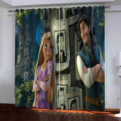 Tangled Curtains Pattern Blackout Window Drapes (Online Order Only)