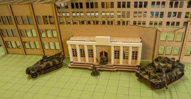 28mm Ruined Tank Factory - 28MMDF170 (Online Order Only)