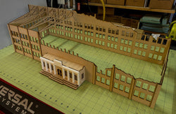 28mm Ruined Tank Factory - 28MMDF170 (Online Order Only)