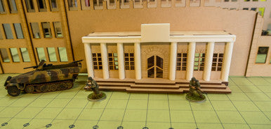 28mm Ruined Tank Factory - 28MMDF170 (Online Order Only)