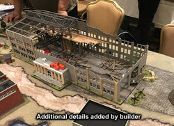 28mm Ruined Tank Factory - 28MMDF170 (Online Order Only)