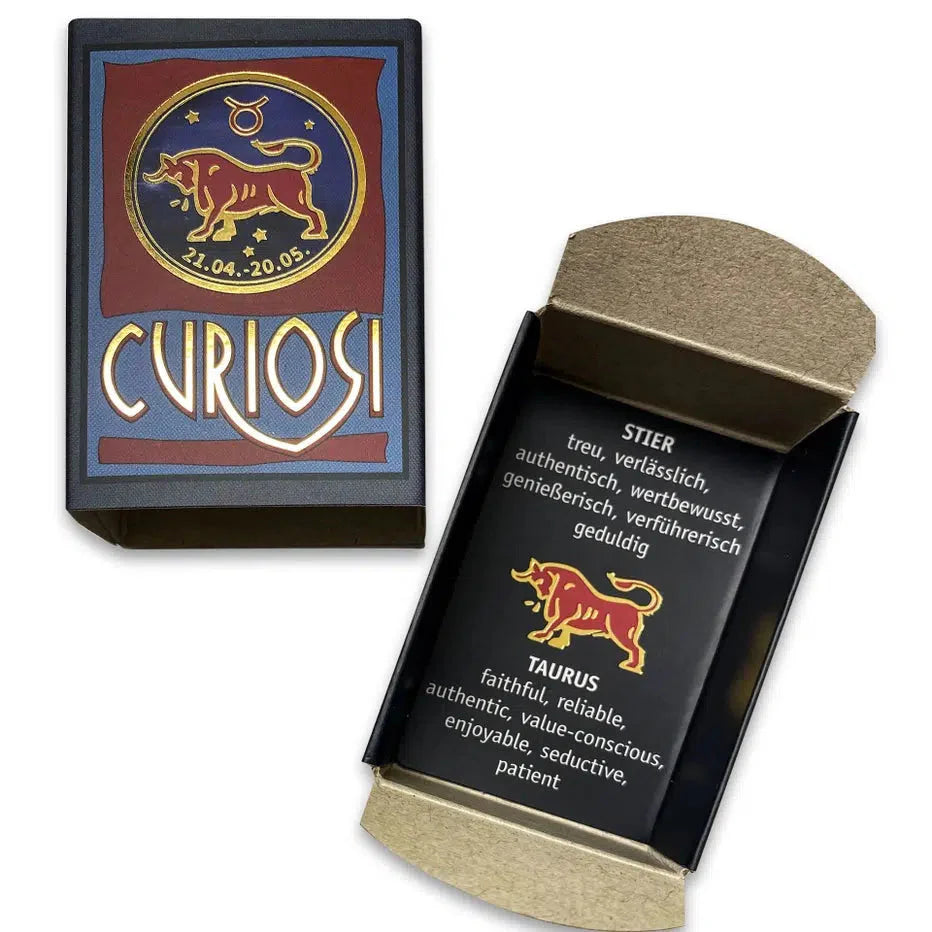 Taurus Zodiac 33 Piece Mini Matchbox Jigsaw Puzzle Curiosi (ONLINE ORDER ONLY)