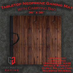 Tavern Table - 36" x 36" Board Game Mat with Bag (Online Order Only)