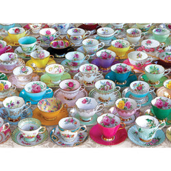 Tea Cup Collection 1000 Piece Jigsaw Puzzle Eurographics (ONLINE ORDER ONLY)