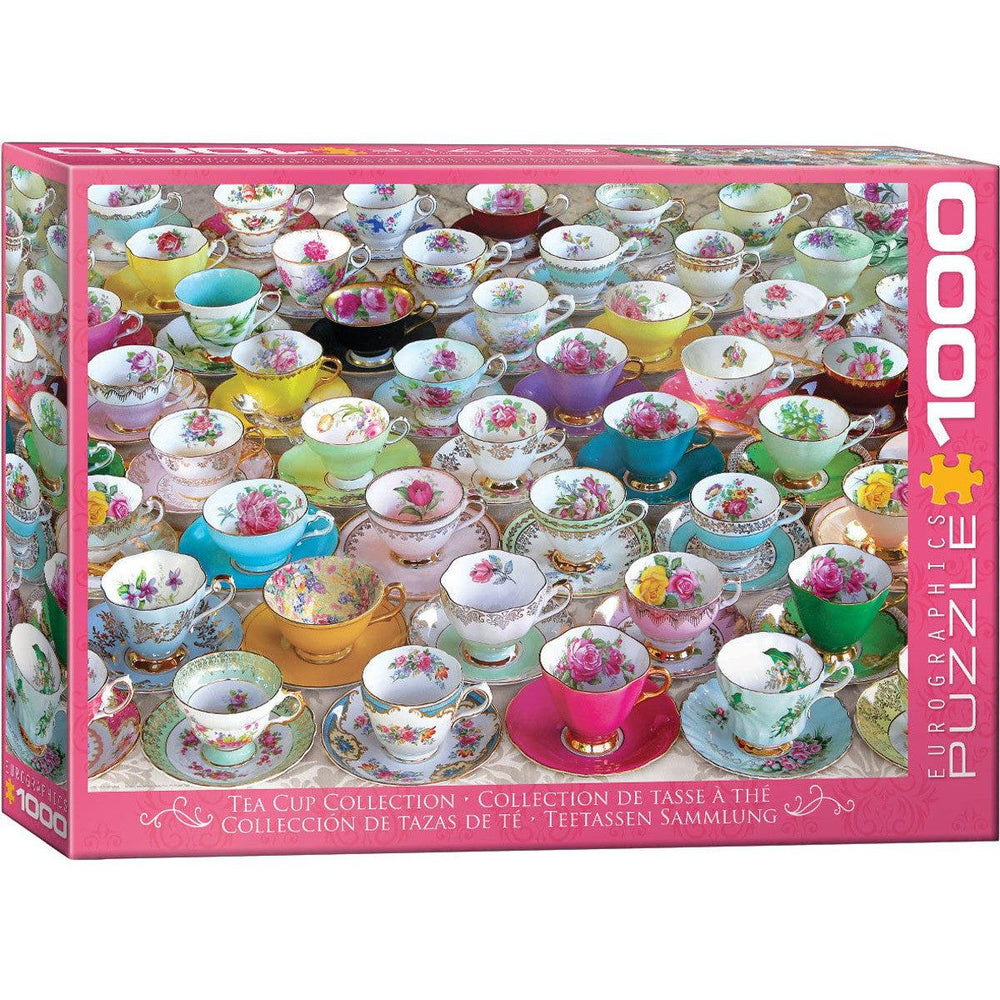 Tea Cup Collection 1000 Piece Jigsaw Puzzle Eurographics (ONLINE ORDER ONLY)
