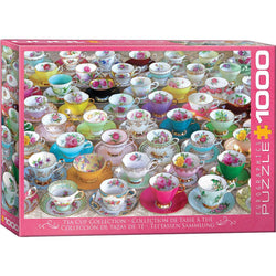 Tea Cup Collection 1000 Piece Jigsaw Puzzle Eurographics (ONLINE ORDER ONLY)