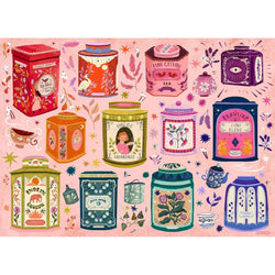 Tea Tin Treasures 1000 Piece Jigsaw Puzzle Cobble Hill (ONLINE ORDER ONLY)