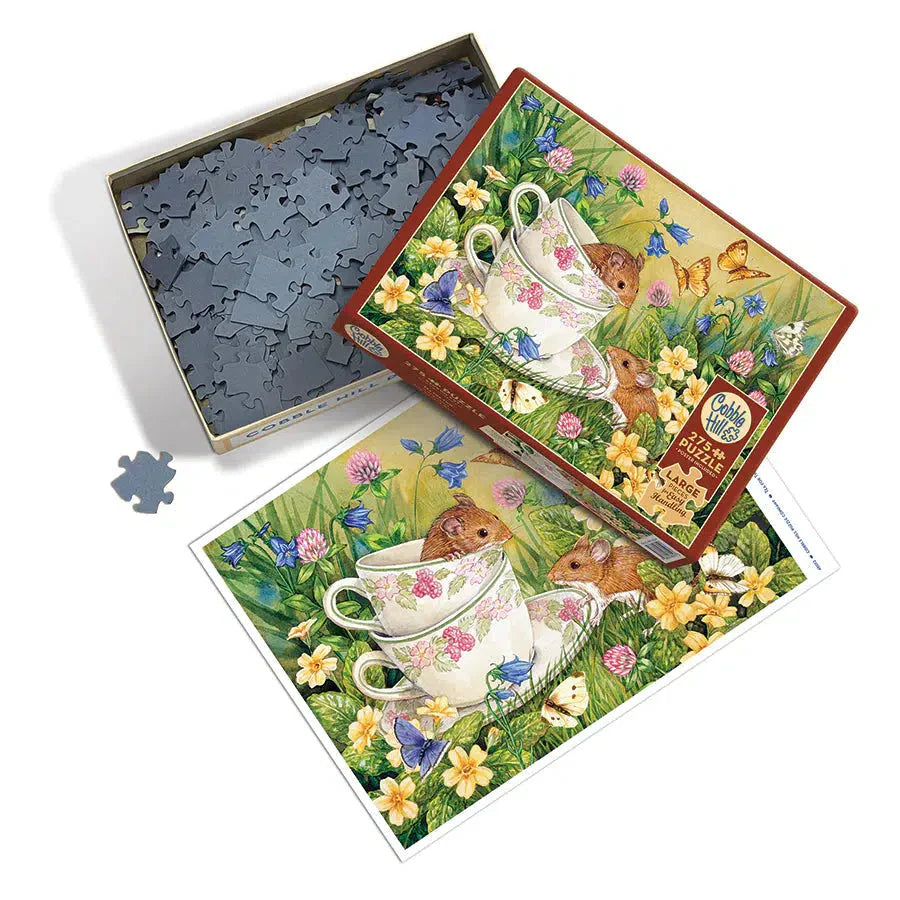 Tea for Two 275 Large Piece Jigsaw Puzzle Cobble Hill (ONLINE ORDER ONLY)