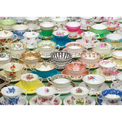Teacups 1000 Piece Jigsaw Puzzle Cobble Hill (ONLINE ORDER ONLY)
