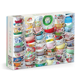 Teacups 1000 Piece Jigsaw Puzzle Galison (ONLINE ORDER ONLY)