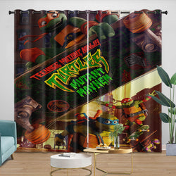 Teenage Mutant Ninja Turtles Mutant Mayhem Curtains Pattern Blackout Window Drapes (Online Order Only)