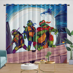Teenage Mutant Ninja Turtles Mutant Mayhem Curtains Pattern Blackout Window Drapes (Online Order Only)