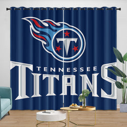 Tennessee Titans Curtains Blackout Window Drapes Room Decoration (Online Order Only)