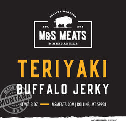Teriyaki Buffalo Jerky (ONLINE ORDER ONLY)