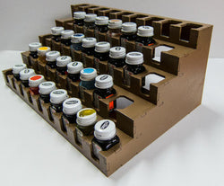 Wall Mount Paint Rack - Testors Square Enamels (Online Order Only)