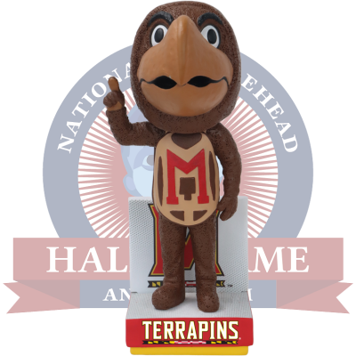 Testudo Maryland Terrapins Mascot Bobblehead (ONLINE ORDER ONLY)