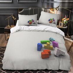 Tetris Bedding Set Pattern Quilt Cover Without Filler (Online Order Only)