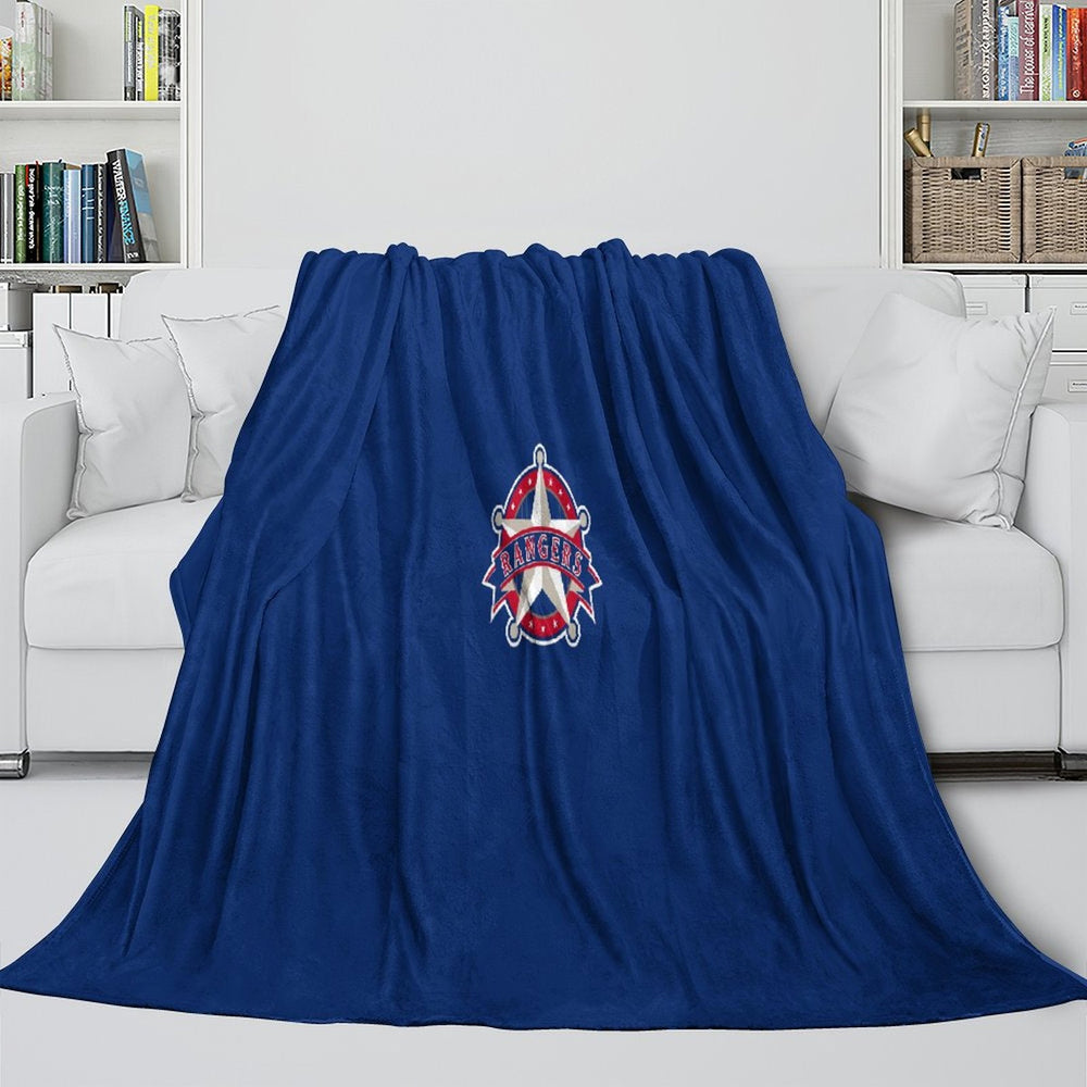 Texas Rangers Blanket Flannel Throw Room Decoration (Online Order Only)