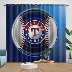 Texas Rangers Curtains Blackout Window Drapes Room Decoration (Online Order Only)
