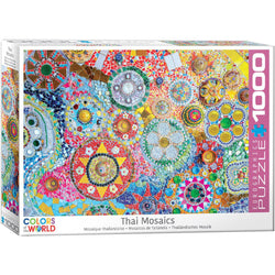 Thailand Mosaic 1000 Piece Jigsaw Puzzle Eurographics (ONLINE ORDER ONLY)