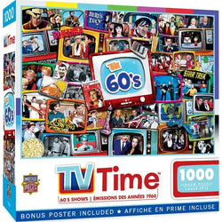 The 60's TV Time 1000 Piece Jigsaw Puzzle MasterPieces