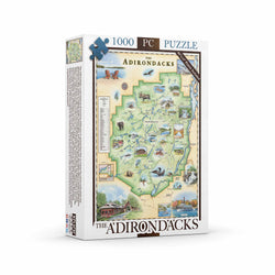The Adirondacks 1000 Piece Jigsaw Puzzle Xplorer Maps