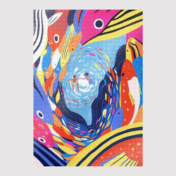 The Aquatic Ballet By Roxane Campoy 1000 Piece LE Jigsaw Puzzle Sulo (ONLINE ORDER ONLY)