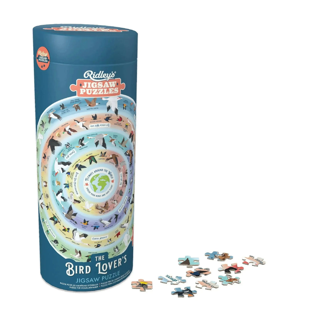 The Bird Lover's 1000 Piece Round Jigsaw Puzzle Ridley (ONLINE ORDER ONLY)