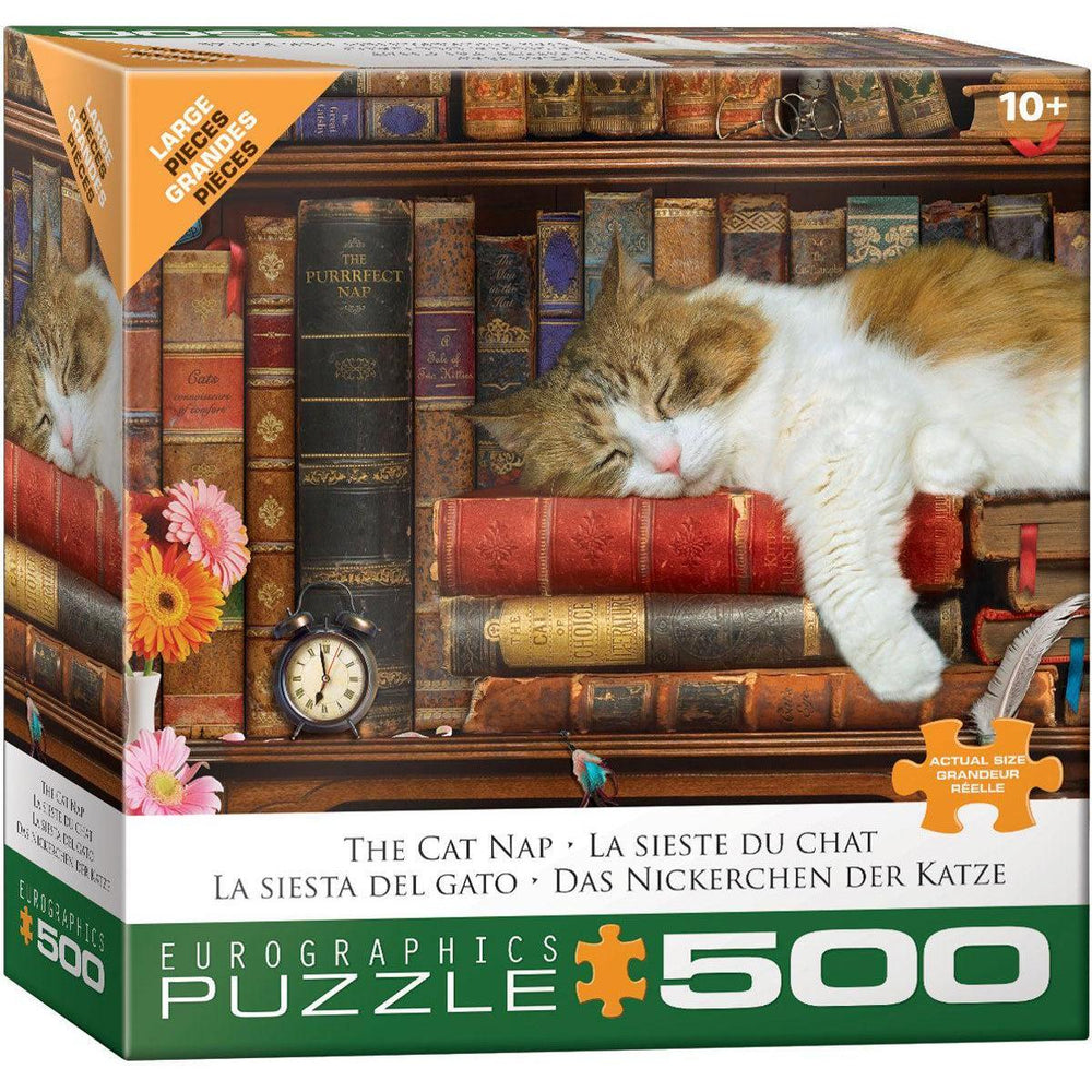 The Cat Nap 500 Piece Jigsaw Puzzle Eurographics (ONLINE ORDER ONLY)