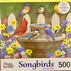 The Colors of Spring Songbirds 500 Piece Jigsaw Puzzle Leap Year (ONLINE ORDER ONLY)