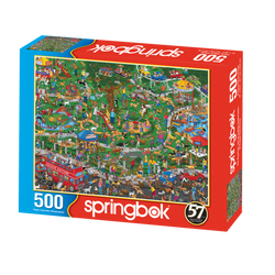 The Dog Park 500 Piece Jigsaw Puzzle Springbok (ONLINE ORDER ONLY)