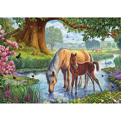 The Fell Ponies 24 Connecting Pieces Jigsaw Puzzle Eurographics