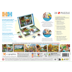 The Fell Ponies 24 Connecting Pieces Jigsaw Puzzle Eurographics
