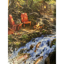The Fishing Hole 500 Piece Jigsaw Puzzle Springbok (ONLINE ORDER ONLY)