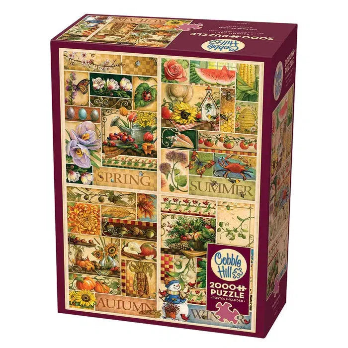 The Four Seasons 2000 Piece Jigsaw Puzzle Cobble Hill (ONLINE ORDER ONLY)