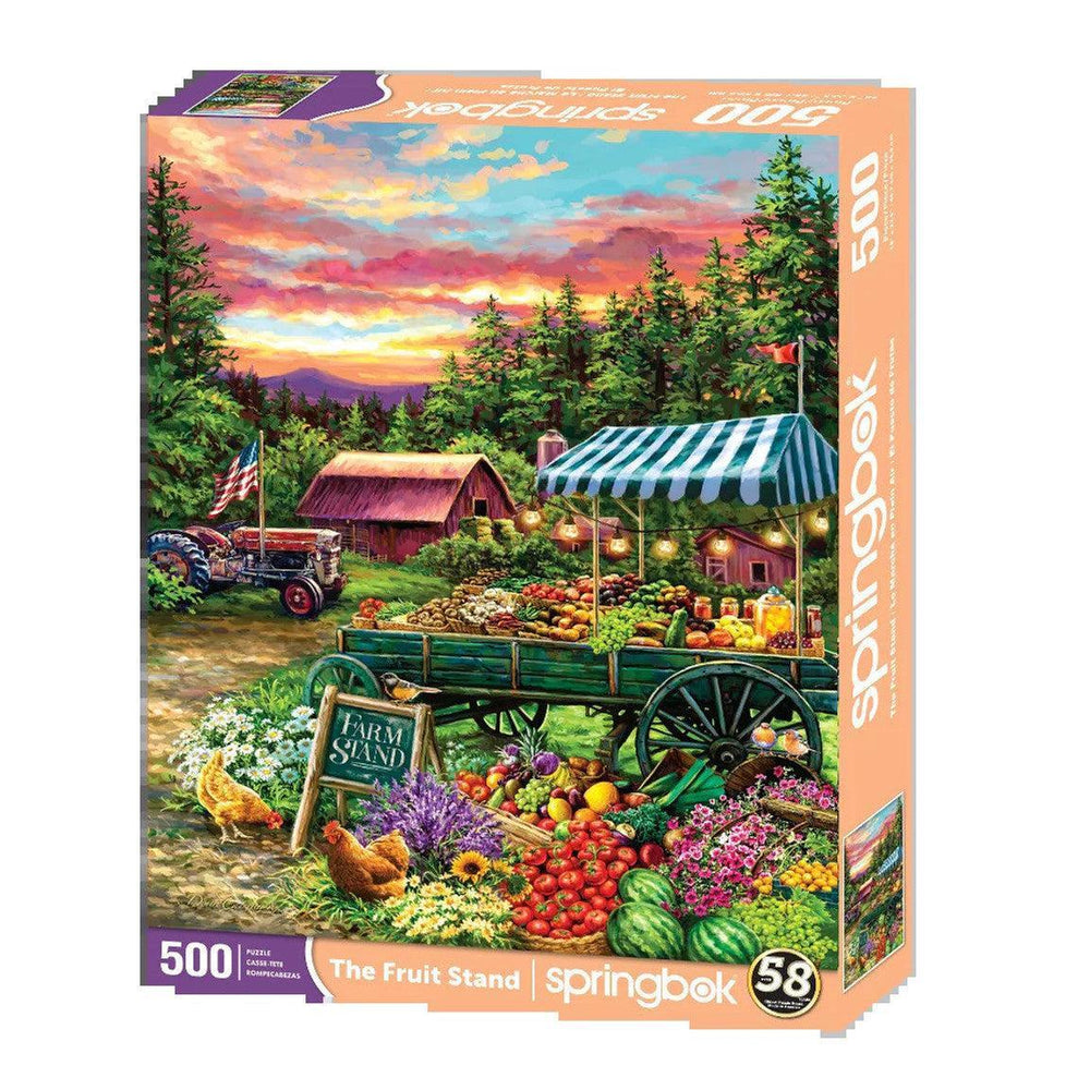 The Fruit Stand 500 Piece Jigsaw Puzzle Springbok (ONLINE ORDER ONLY)