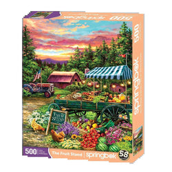 The Fruit Stand 500 Piece Jigsaw Puzzle Springbok (ONLINE ORDER ONLY)
