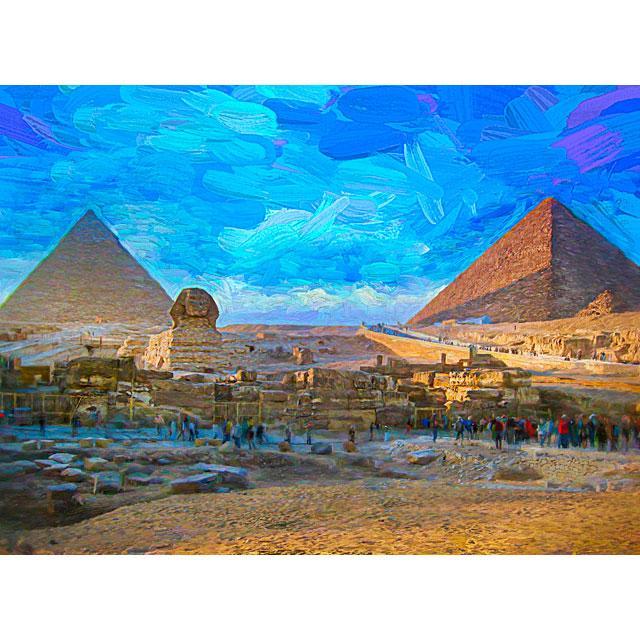 The Great Sphinx & the Pyramids of Giza 500 Piece Jigsaw Puzzle Clementoni (ONLINE ORDER ONLY)