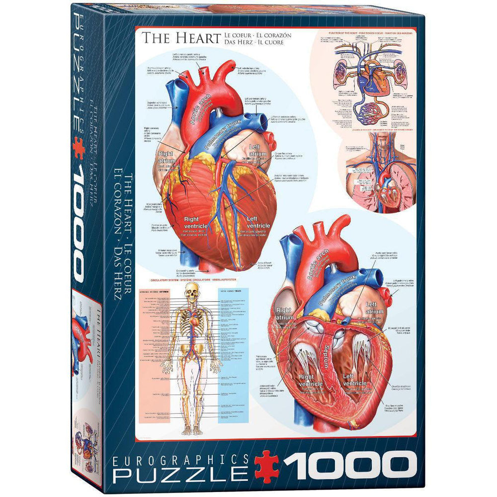 The Heart 1000 Piece Jigsaw Puzzle Eurographics (ONLINE ORDER ONLY)