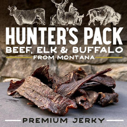 The Hunter’s Pack- Elk, Buffalo and Beef Jerky (ONLINE ORDER ONLY)
