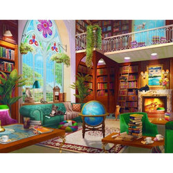 The Library 500 Piece Jigsaw Puzzle Springbok (ONLINE ORDER ONLY)