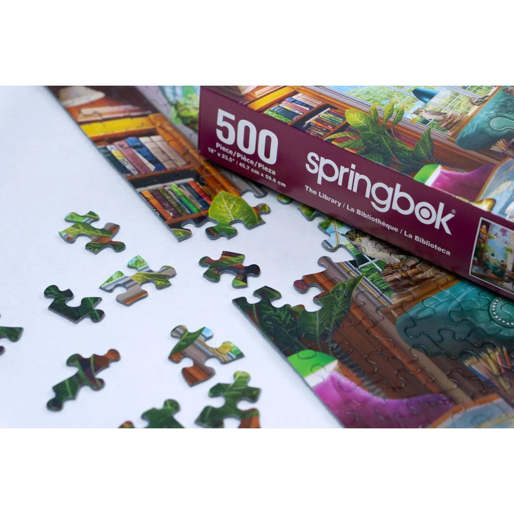 The Library 500 Piece Jigsaw Puzzle Springbok (ONLINE ORDER ONLY)