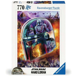 The Mandalorian Helmet 770 Piece Jigsaw Puzzle Ravensburger