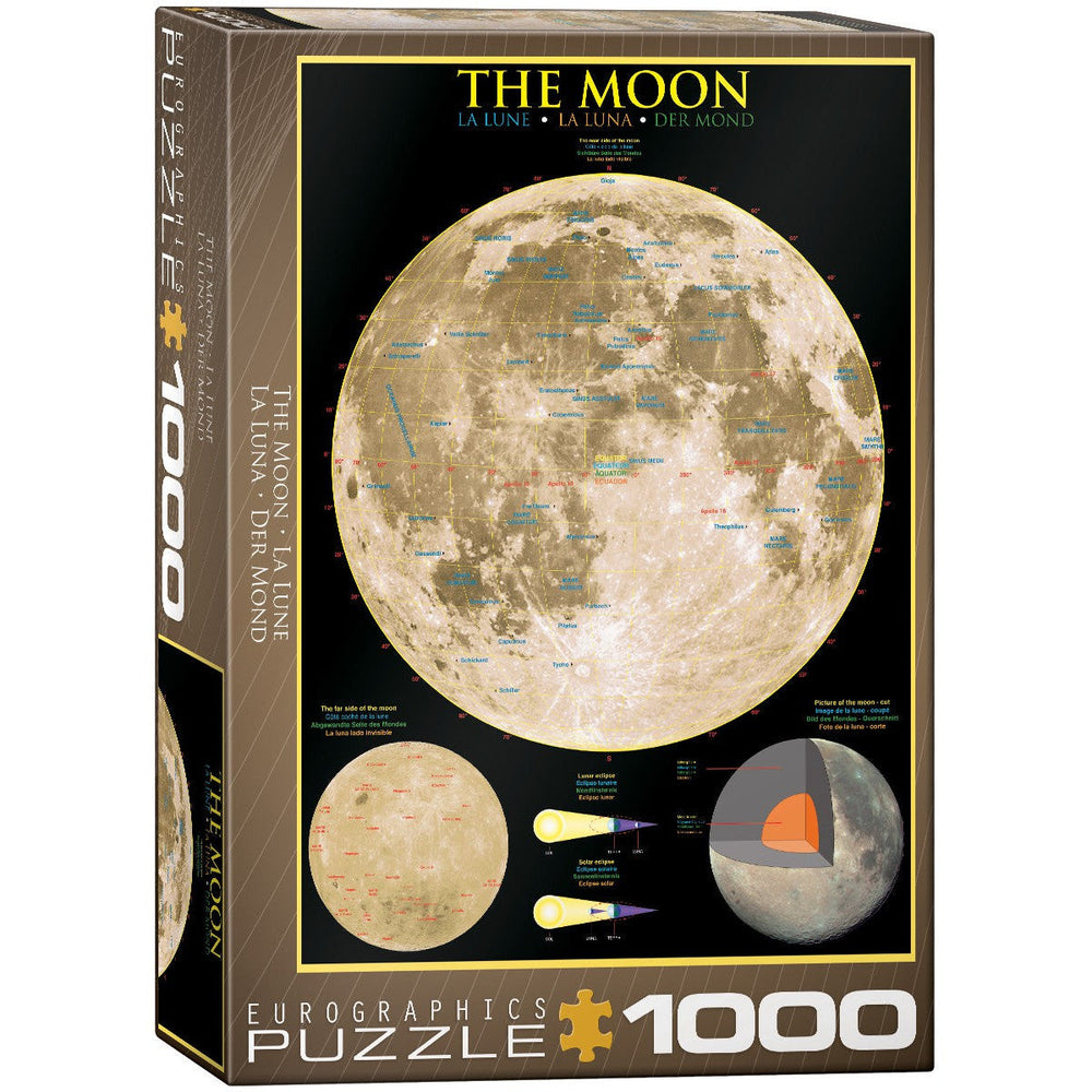 The Moon 1000 Piece Jigsaw Puzzle Eurographics (ONLINE ORDER ONLY)