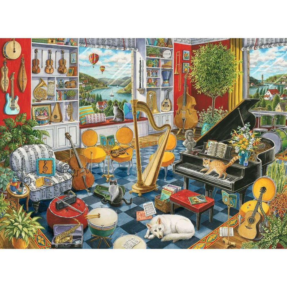 The Music Room 500 Piece Jigsaw Puzzle Ravensburger (ONLINE ORDER ONLY)