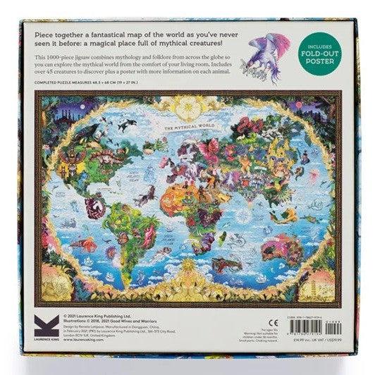 The Mythical World 1000 Piece Jigsaw Puzzle Laurence King (ONLINE ORDER ONLY)