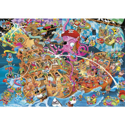 The Pink Pirate 1000 Piece Jigsaw Puzzle Piatnik (ONLINE ORDER ONLY)
